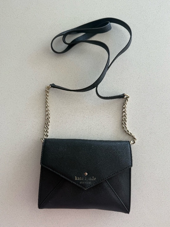 kate spade Handbags - Kate Spade Black Envelope Crossbody Clutch Purse